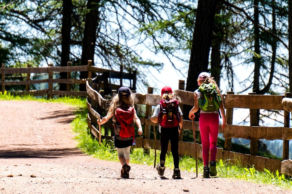 Diverse group of people exploring nature together